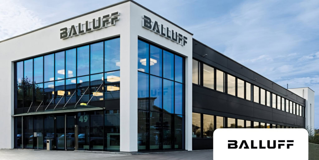 Balluff Firmengebäude mit Balluff-Logo